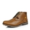 CAT卡特专柜同款秋冬浅棕色男子牛皮/织物休闲靴年轻复古(Young Heritage)P717775