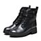 CAT卡特 专柜同款 女子黑色牛皮革/织物休闲鞋P308855F3HDR09