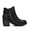 CAT卡特 专柜同款 女子黑色牛皮革/牛剖层革休闲鞋P309009F3HDR09