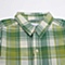 Columbia/哥伦比亚夏季男式绿色格短袖棉质衬衫EE1468