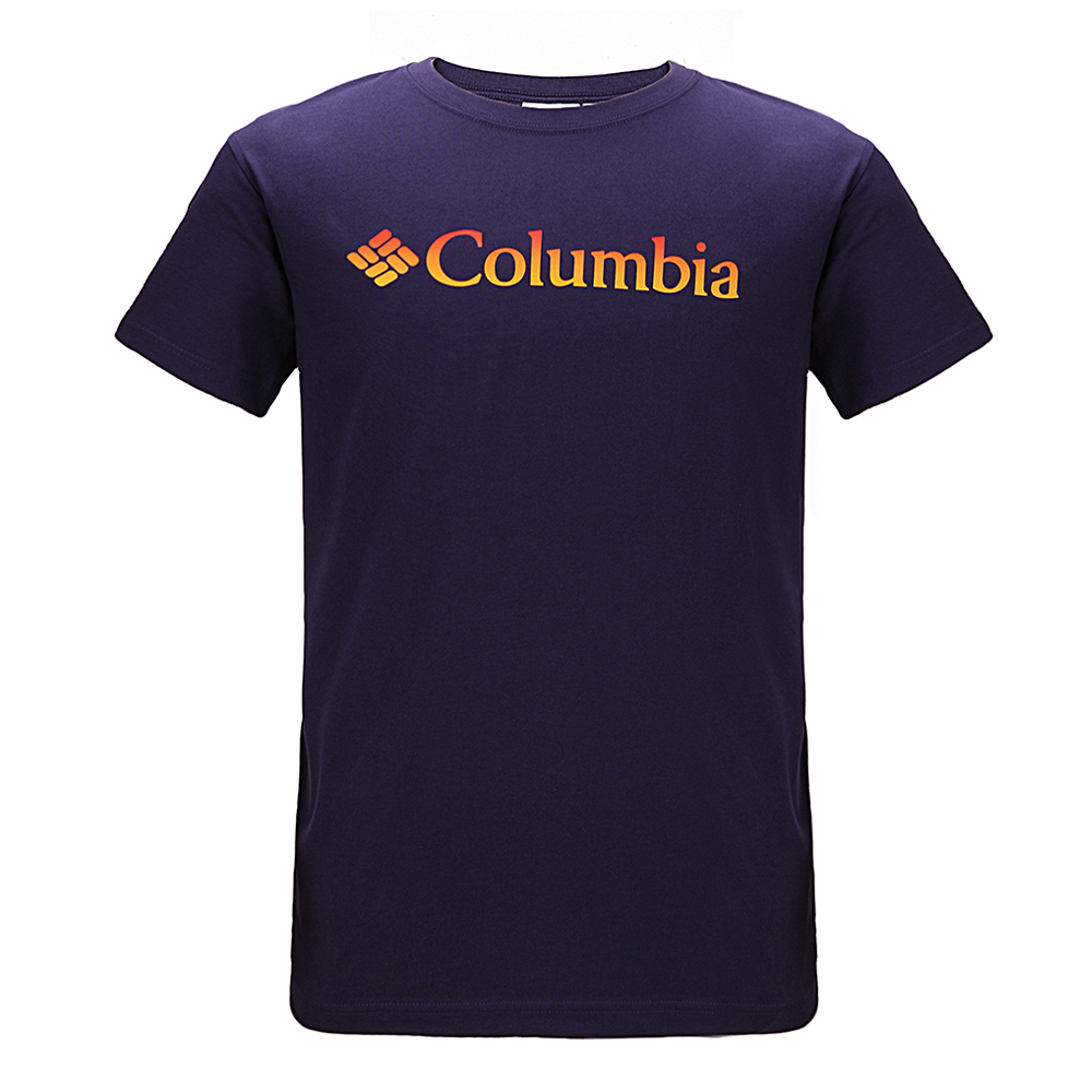 columbia/哥伦比亚 2015夏季专柜同款 蓝色男士短袖t恤lm6948