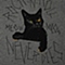 CONVERSE/匡威 卡通猫图案女子圆领短袖T恤08511C035