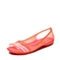 Crocs卡骆驰 女子 春夏 专柜同款 女士伊莎贝拉平底凉鞋 珊瑚红  沙滩 旅行 戏水 凉鞋202463-689