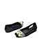 Crocs卡骆驰 女子 春夏 专柜同款 女士仙安娜豹纹平底鞋石墨色  沙滩 旅行 戏水 凉鞋203081-014