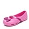 Crocs 卡骆驰 2017年春夏季 专柜同款 派对粉女童莉娜小平底鞋洞洞鞋 休闲鞋204028-6U9