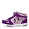 DISNEY/迪士尼童鞋冬季反毛皮/PU紫色运动鞋跑步鞋DS0413
