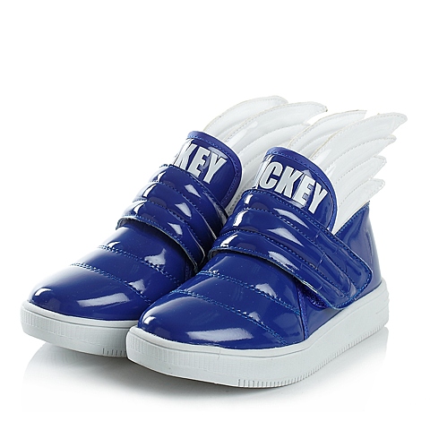 DISNEY/迪士尼童鞋2014秋季PU蓝色男小童运动鞋 滑板鞋DS0189