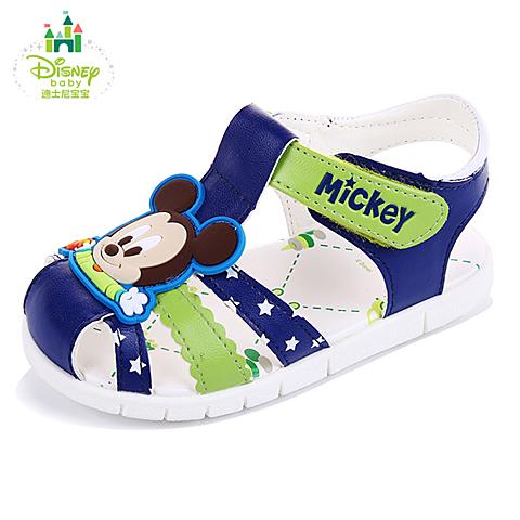迪士尼（disney)16年米奇米妮儿童男女夏季新款幼童时装凉鞋包头童鞋CS0908