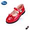 迪士尼（disney)16年秋冬季新款女童学院风布洛克雕花时装鞋学生鞋DS1935
