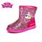 迪士尼（disney)16年秋冬季新款公主系列时尚格力特亮片设计保暖天鹅绒耐磨橡胶鞋底雪地靴女童靴S70934