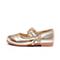 迪士尼（disney）17年春夏新品时尚女童亮色珍珠时尚元素设计优雅简约公主鞋时装鞋DS1955