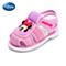 迪士尼（disney）17年春夏新款婴童圆形鞋头柔软织布趣味哔哔哨 轻盈舒适学步鞋宝宝鞋DH0105