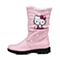 HELLO KITTY/凯蒂猫童鞋冬季PU粉色女小童童靴时装靴DI3250