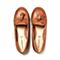 Hush Puppies/暇步士春季专柜同款深棕色软牛皮女单鞋HCB20AQ3