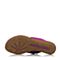 Hush Puppies/暇步士夏季专柜同款紫色牛皮/织物女拖鞋05029BT4