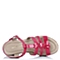 Hush Puppies/暇步士夏季专柜同款红色漆牛皮女皮凉鞋日常休闲HGR02BL4