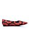 Hush Puppies/暇步士春专柜同款桔红色牛皮女鞋HIG02AQ5