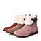 Hush Puppies/暇步士冬季专柜同款桔色牛二层女靴W1F03DD5