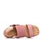 Hush Puppies/暇步士夏季专柜同款粉色牛皮淑女时尚坡跟女凉鞋05317BL5