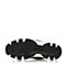 Hush Puppies/暇步士夏季专柜同款黑色牛皮时尚舒适坡跟女鞋HIE04BT5