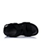 Hush Puppies/暇步士夏季专柜同款黑色牛皮简约时尚休闲舒适男凉鞋H4Q03BL6