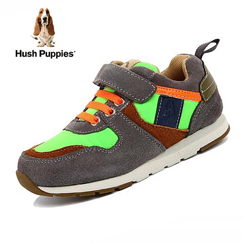 暇步士(Hush Puppies）2016春季学生跑步鞋儿童鞋休闲鞋p60149