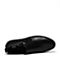 Hush Puppies/暇步士冬季专柜同款黑色牛皮简约时尚男休闲靴低靴B1F02DD6