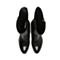 Hush Puppies/暇步士冬季专柜同款黑色牛皮高筒靴粗跟女皮靴HGA84DG6