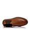 Hush Puppies/暇步士冬季专柜同款棕色牛皮简约舒适男休闲低靴短靴Z1H01DD6