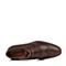 Hush Puppies/暇步士春季专柜同款棕色羊皮雕花舒适男皮鞋01045AM6