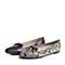 Hush Puppies/暇步士专柜同款紫色羊皮平跟舒适套脚女休闲鞋HKF01CQ6