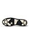 Hush Puppies/暇步士春季专柜同款黑色布/羊皮绣花平跟女休闲靴HFB57AD7