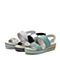Hush Puppies/暇步士夏季专柜同款白色时尚海星铆钉坡跟女凉鞋Z1G02BL7