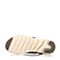 Hush Puppies/暇步士专柜同款夏季黑色羊皮革平跟女凉鞋HLT01BL7