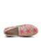 Hush Puppies/暇步士专柜同款春季粉色羊皮平跟女休闲鞋HKP37AM7