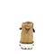 Hush Puppies/暇步士冬季专柜同款浅棕色牛皮时尚系带女休闲靴HMD40DD7
