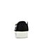 Hush Puppies/暇步士2018春季新款专柜同款黑色趣味图案厚底女休闲鞋乐福鞋HMK29AM8