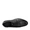 Hush Puppies/暇步士2018秋季新款专柜同款黑色牛皮革商务男皮鞋正装鞋T1E01CM8