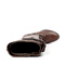 BELLE/百丽旗下 INNET/茵奈儿冬季棕色摔纹人造革女靴2IG70DG2保暖防滑系列