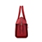 BELLE/百丽箱包酒红色缩纹牛剖层皮革手袋11358DX5