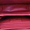 BELLE/百丽箱包红色细纹牛剖层皮革女手袋11397DX5