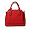 BELLE/百丽箱包夏季专柜同款红色荔纹牛剖层皮革手包X1670BX6