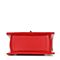 BELLE/百丽箱包春季专柜同款红色人造革背提包Y1015AX7
