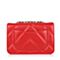 BELLE/百丽箱包春季专柜同款红色人造革背提包Y1015AX7