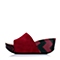 Joy&Peace/真美诗夏季专柜同款红色羊皮女鞋ZRN06BT4