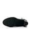 Joy&Peace/真美诗冬季专柜同款黑色牛皮女靴ZC742DG5
