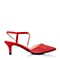 Joy&Peace/真美诗春季专柜同款红色时尚条纹细跟女凉鞋ZG116AH6