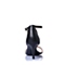 Joy&Peace/真美诗夏季专柜同款黑色皮布拼接优雅细高跟女凉鞋ZI209BL6