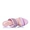 Joy&Peace/真美诗夏季专柜同款粉色羊皮/网布女鞋ZI216BT6