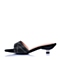 Joy&Peace/真美诗夏季专柜同款黑色羊皮女鞋ZN807BT6